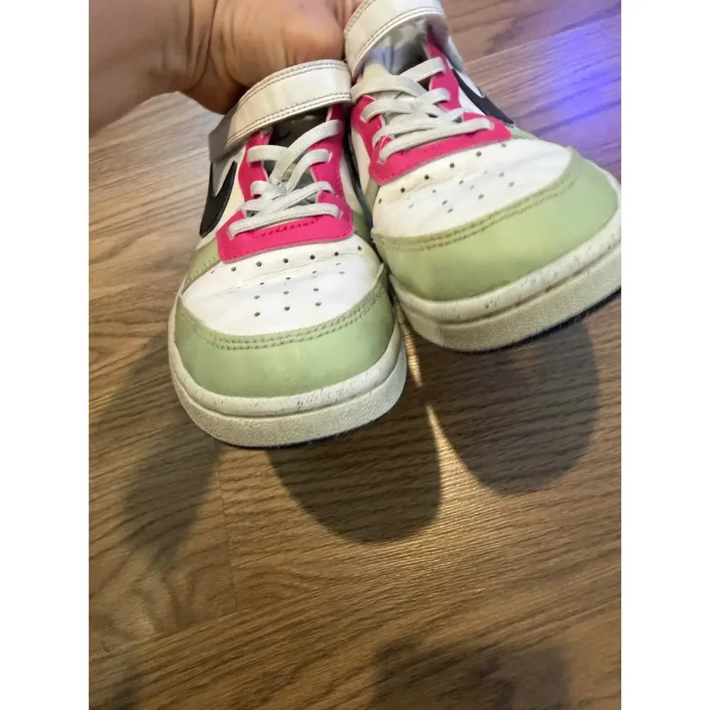 Nike Court Borough Low Recraft PS Pink Ultramarine Youth Size 3Y Sneakers Shoes